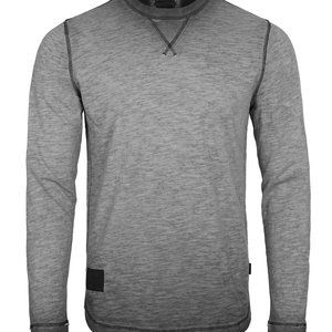 Vintage Charcoal Long Sleeve Crew